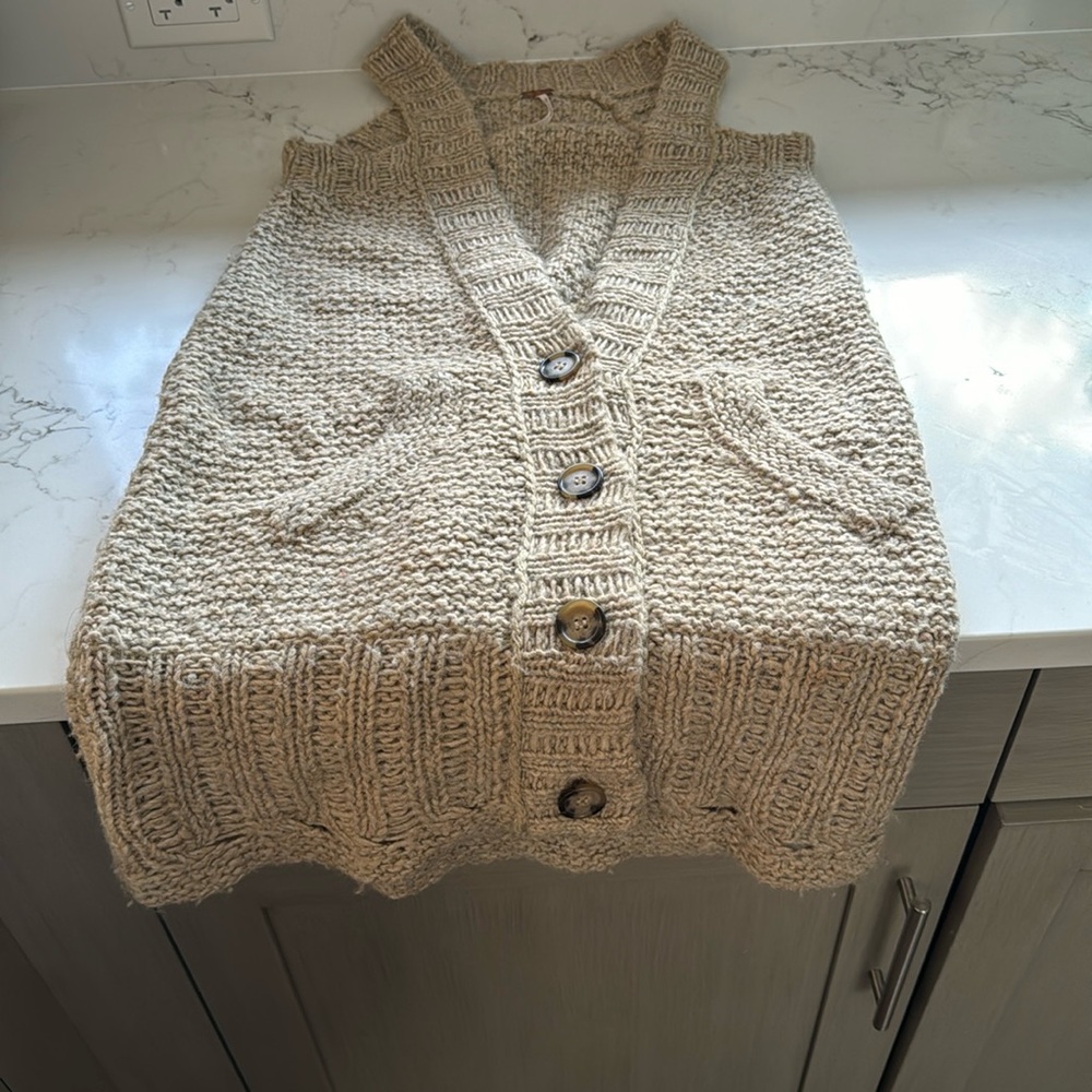 Free people long vest